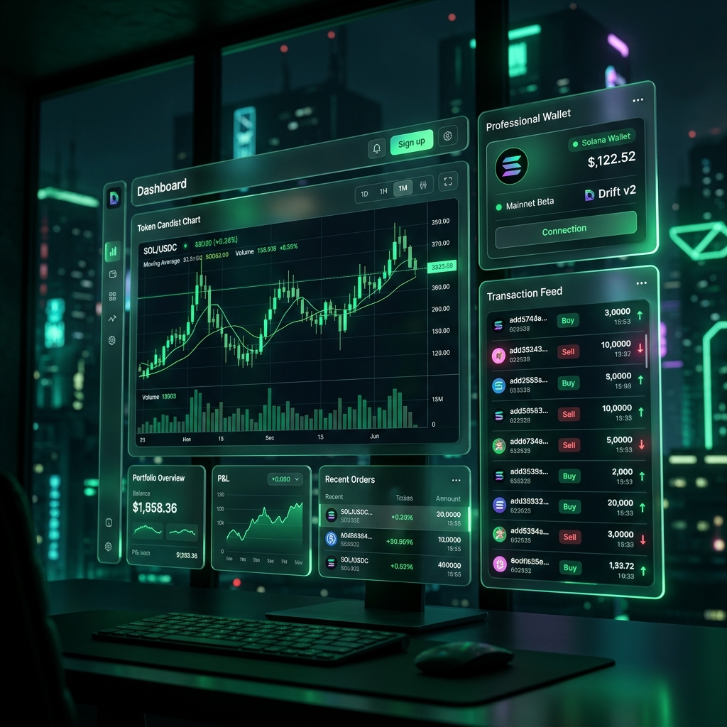 Drift v2 Frontend - Solana Web3 dApp